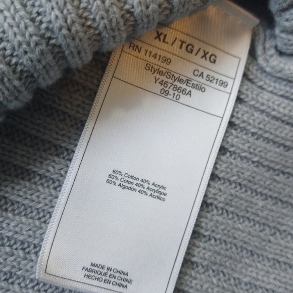 Roxy Gray Blue Striped Kimono Wide Sleeve Shawl Collar Bolero Cocoon Cardigan - Picture 9 of 9